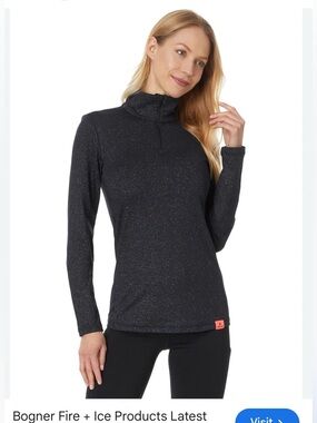 NWT Bogner fire&ice Margo half zip